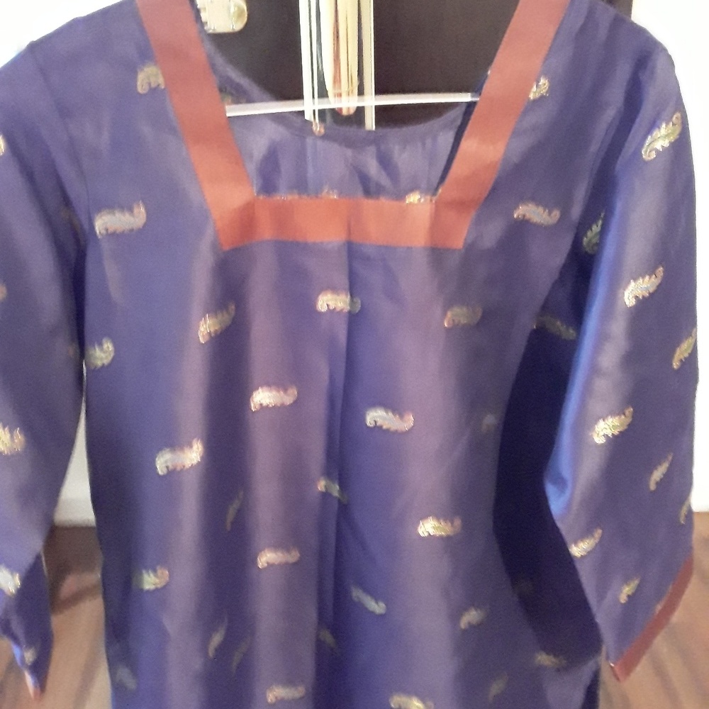 Pakistani  women  dress  3pc  banarasi silk embroi